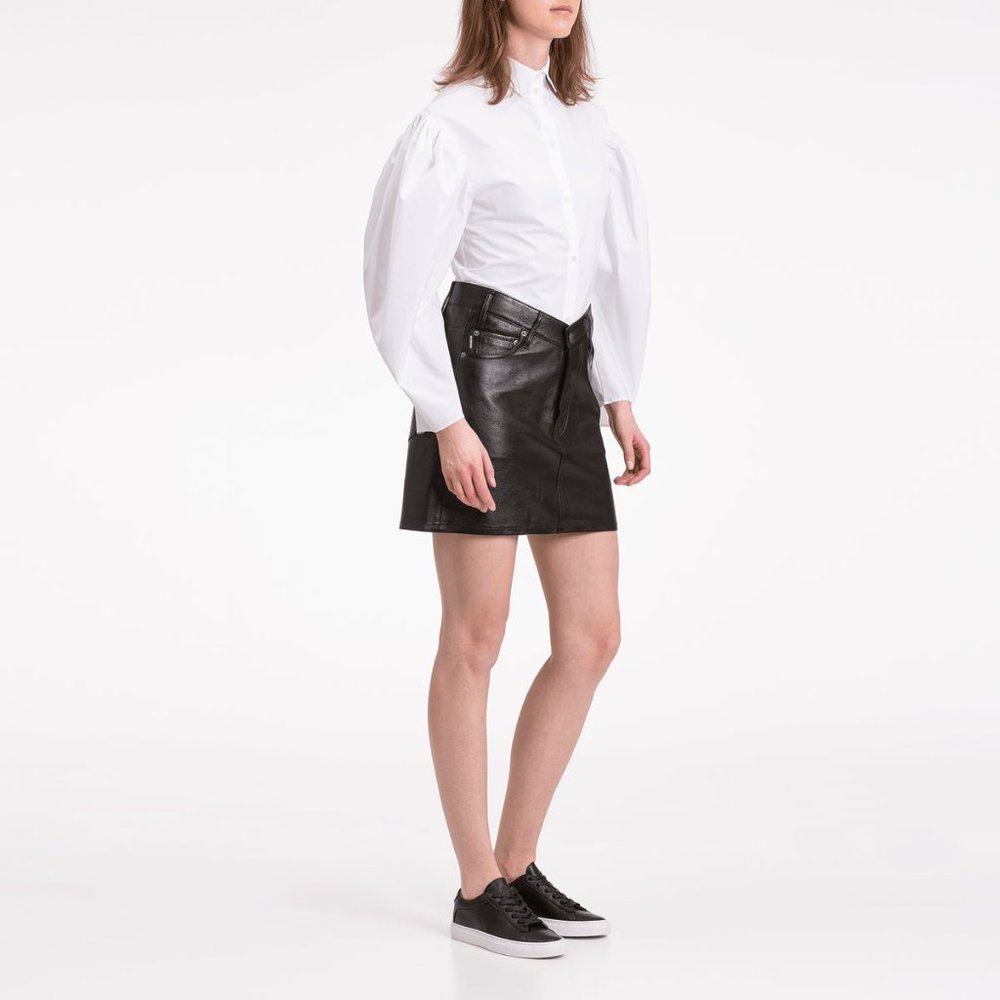 KOIO (NEW IN BOX) - Capri Low Top Leather Sneaker in Onyx - Picture 6 of 11